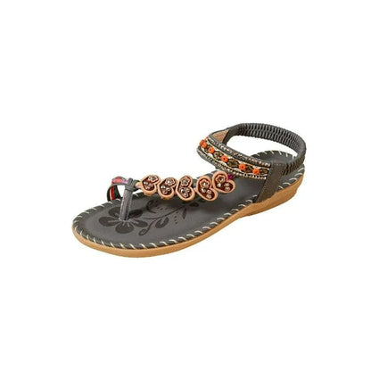 Women’s Bohemian Platform Sandals - Lightweight Soft Sole Casual Beach Shoes