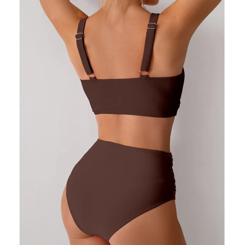 High Waist Bikini Set for Women – Sexy Push Up Swimsuit Summer Beachwear Bathing Suit Swimwear