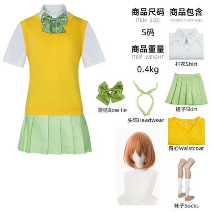 Quintessential Quintuplets Cosplay Costume - Full School Uniform Set for Comic Con & Halloween