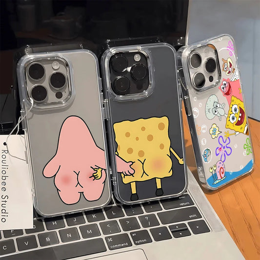 Funny Cartoon Phone Case - Soft Clear Protective Cover for iPhone 17, 16, 15, 14, 13 & More