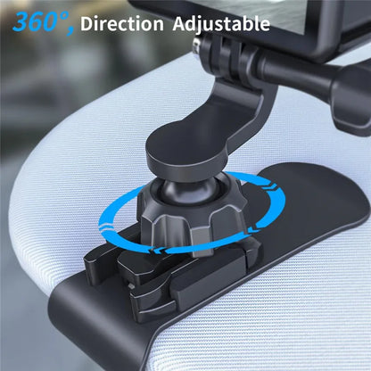 Car Camera Mount Sun Visor Clip – Holder for GoPro Hero 9-13, DJI Osmo Action 3-5 & Insta360 X3/X4 Accessories