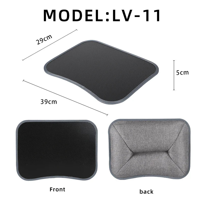 MUMUCC Multifunctional Laptop Desk with Cushion – Foam-Filled Small Pillow Table with Large Hard Mouse Pad