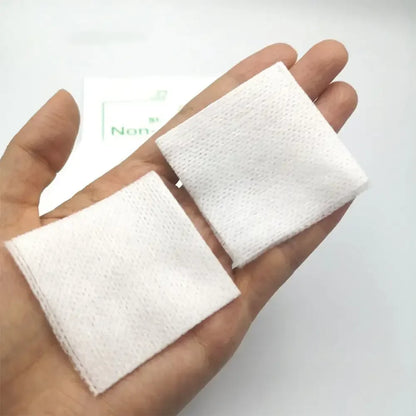 50/100PCS Sterile Non-Woven Gauze Pads - Waterproof Cotton Wound Care & First Aid Dressing Supplies