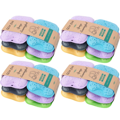 Kitchen Cleaning Sponge - Soft Absorbent Rust Scrubbing Pad for Dishwashing and Household Cleaning