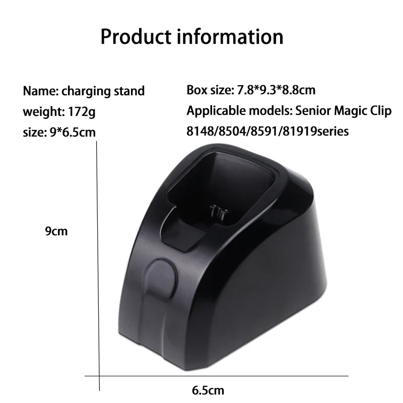 Magic Senior Hair Clipper Charging Stand – Fast Charging Accessory for Models 8148/8591/8504/81919