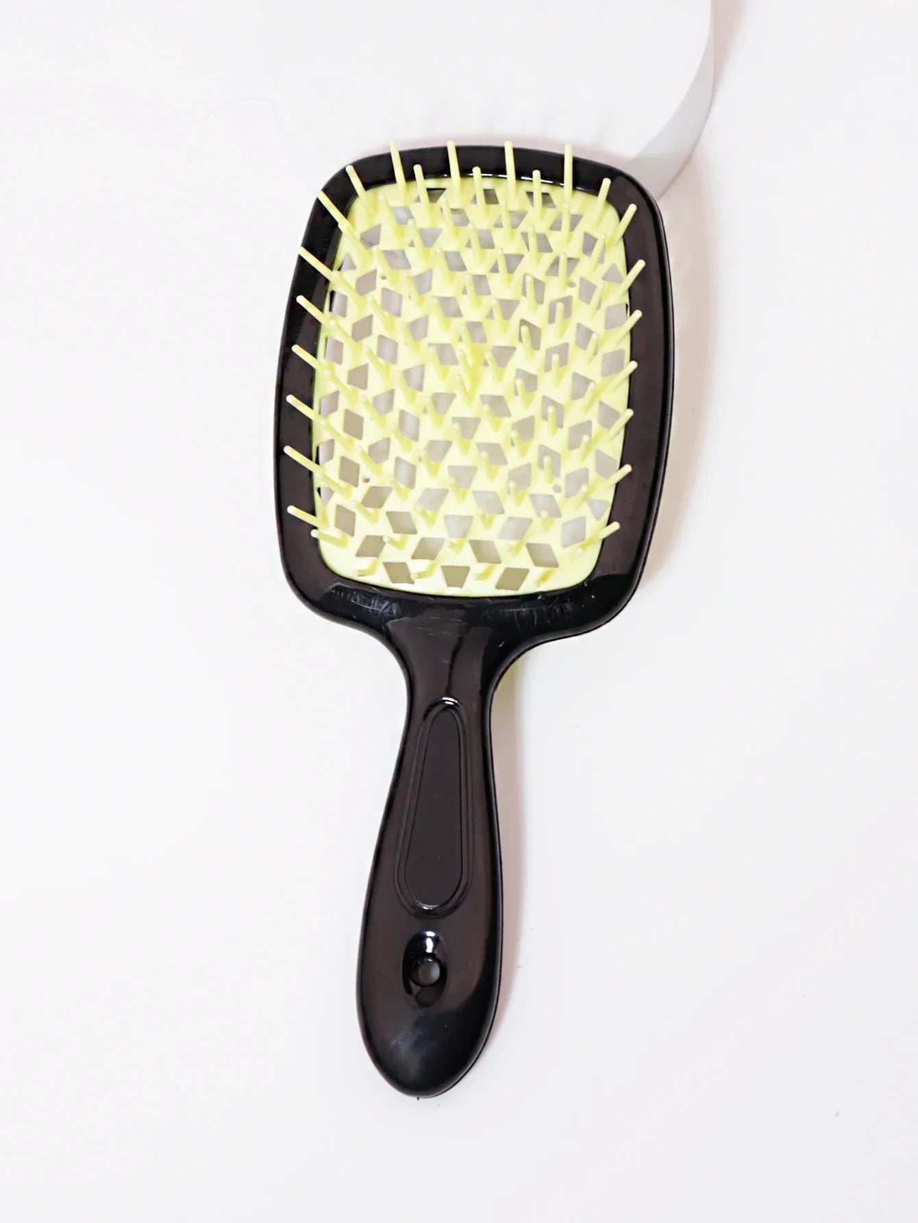 Tangled Hair Combing Massage Brush — Hollow Curly Hair Salon Brush for Real Hair & Wigs