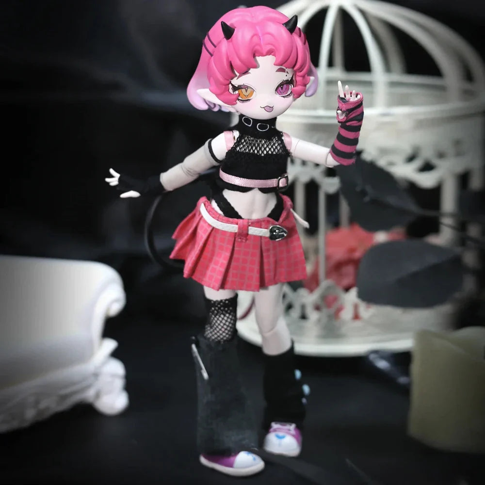 Genuine Devil's Horns Blind Box — 1/8 Movable Doll Ornament, Trendy Collectible Toy for Kids & Gift