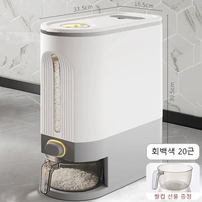 Home Rice Bucket - Insect-Proof & Moisture-Proof Food-Grade Sealed Storage Container for Rice