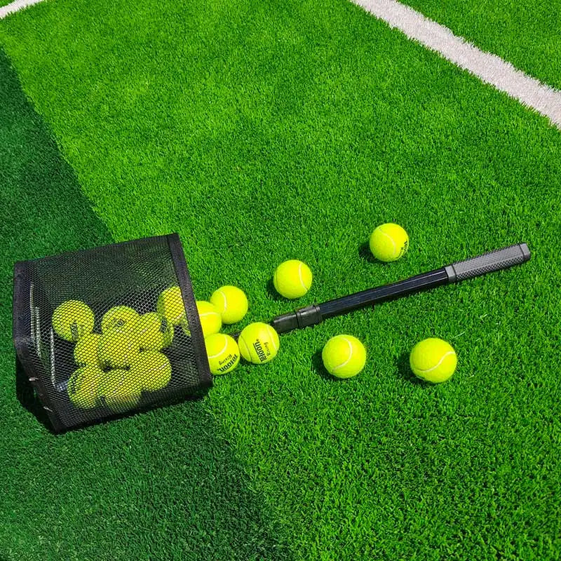 Scalable Tennis Ball Picker – Portable Large-Capacity Tennis Ball Collector with Stainless Steel Frame for Easy Sports Training Equipment and Court Use