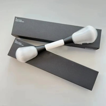 F4 Dual-Ended Makeup Brush – Foundation, Powder, Blush, Contour & Eyeshadow Concealer Brush