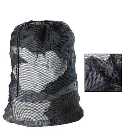 Large Nylon Mesh Laundry Bag — Durable Drawstring Clothes Washing Bag, Anti-Snag & Deformation