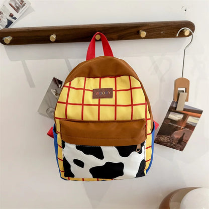 Toy Story School Backpack - Durable Nylon Bag with Adjustable Straps & Zipper Closure