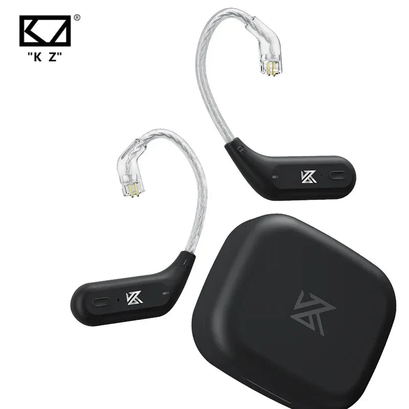 KZ AZ09 HD Bluetooth Earphones – Wireless HIFI Ear Hook Headset with Charging Case, Compatible with KZ EDXPRO ZSNPRO ZS10PRO