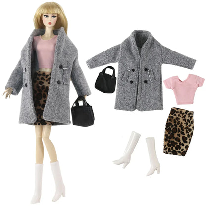 1:6 Scale Doll Clothes Set – Dress Outfit for 11.5-inch (30cm) Dolls, Multiple Styles for Girls’ Gifts