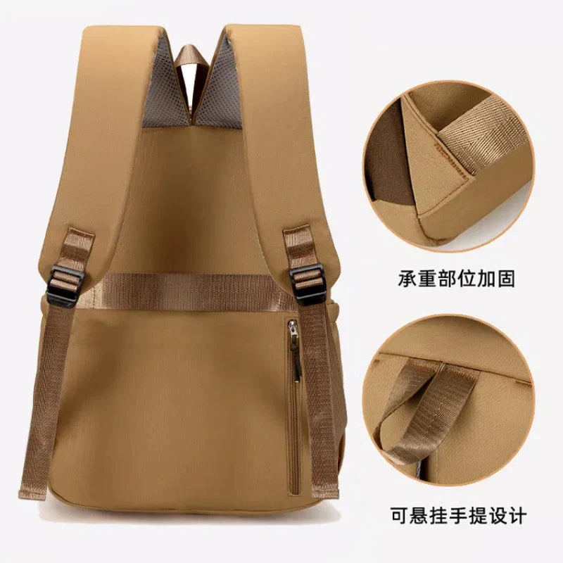 Kawaii Capybara School Backpack Set – Cute Girls Casual Daypack, Kids Bookbag & Travel School Bag Set