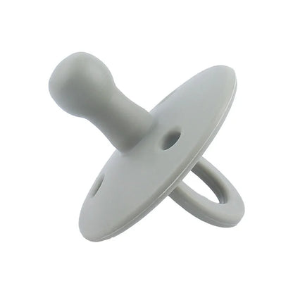 Baby Silicone Pacifier – Soft BPA-Free Soother Nipple for Newborns with Teether Toy & Nursing Pacifier Chain Pendant
