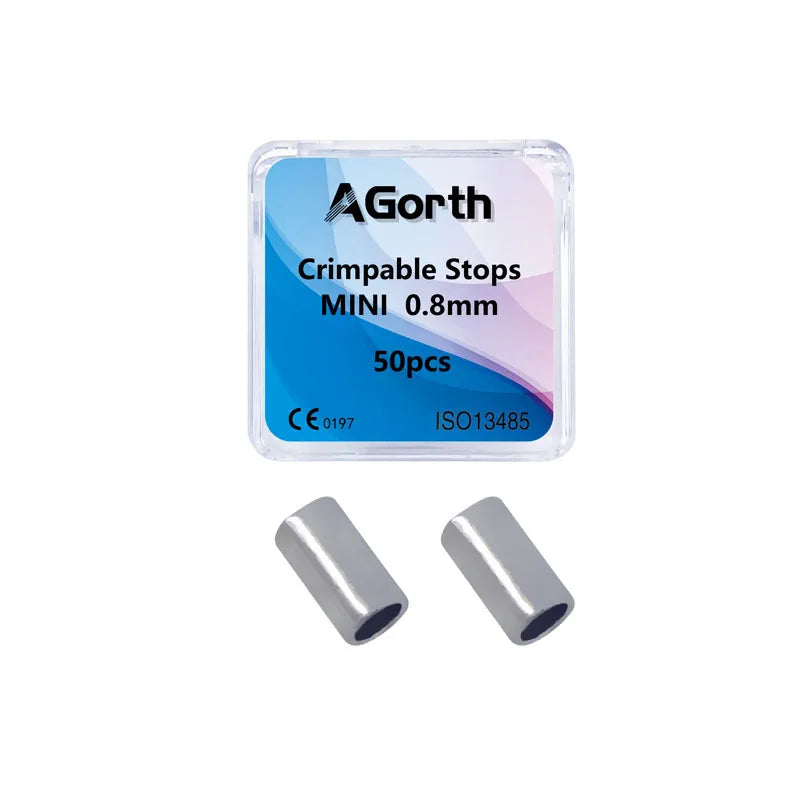 50Pcs Orthodontic Crimpable Hooks Set – Bondable Sliding Long & Short Dental Archwire Bracket Hooks Multi-Function Kit