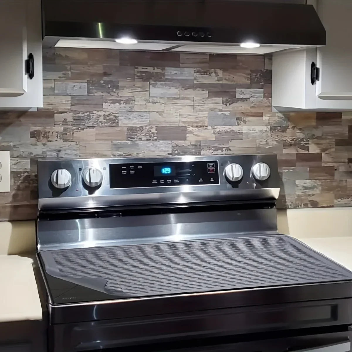 Large Silicone Stove Mat | Multifunctional Induction Stove Top Cover & Kitchen Drain Protector