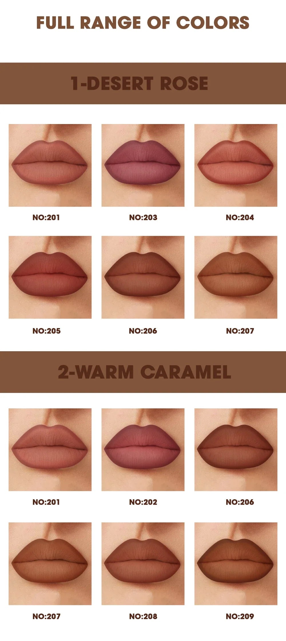 Rozza Waterproof Lip Liner Pencil Set – Weightless, Precise Matte Liner with Soft, Blendable Texture