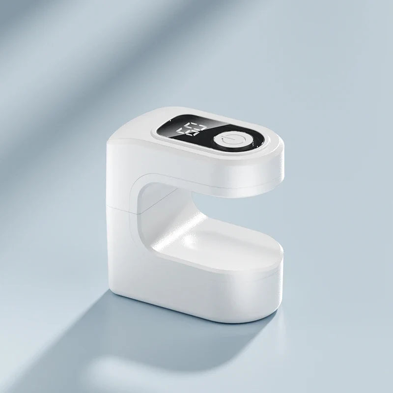 Mini UV LED Nail Dryer Lamp - Quick Gel Polish Curing with LCD Display, 30/60S Timer & USB Power