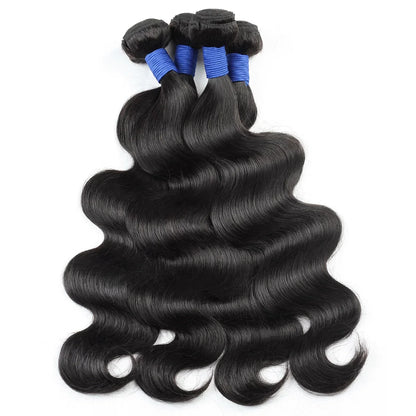 38-40 Inch Body Wave Bundles – Brazilian Remy 100% Unprocessed Human Hair Weave Extensions, Double Drawn