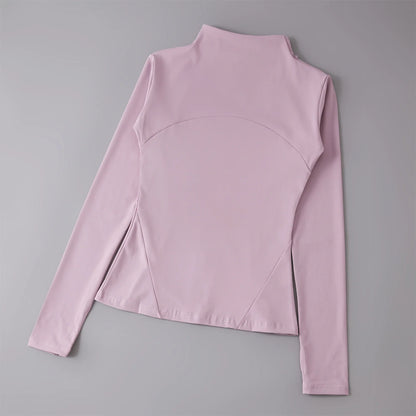 Women’s Yoga Windbreaker Jacket – Long Sleeve Sports Sweatshirt Running Workout Top Activewear Gym Sportswear