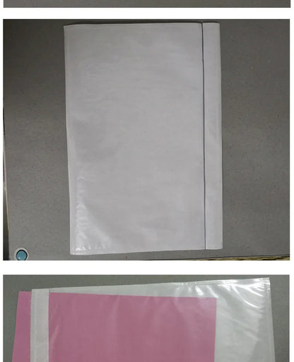 100PCS Transparent Envelope Bags – Clear Pouch with Packing List Enclosed Printing for Invoices & Packing Slips