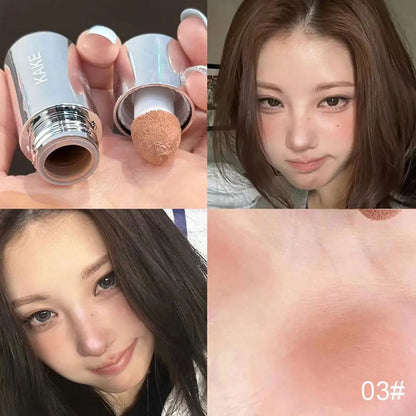 Velvet Liquid Blush Matte – Natural Long-Lasting Facial Contour & Brightening Makeup with Sponge Applicator