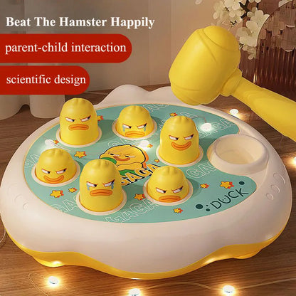 Duck/Frog/Pig Baby Toy: Montessori Learning Game Educational Puzzle with Hammer | Gift for 12-24 Months Toddler Boy/Girl