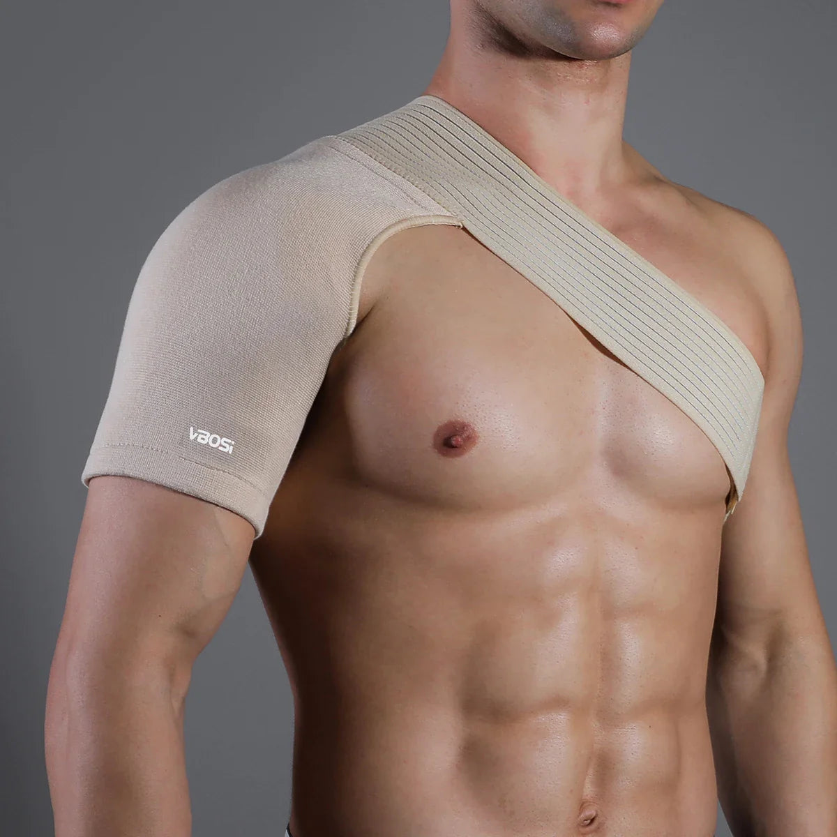 Breathable Elastic Shoulder Support — Upper Back Brace for Posture & Pain Relief