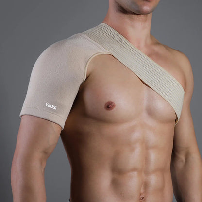 Breathable Elastic Shoulder Support — Upper Back Brace for Posture & Pain Relief