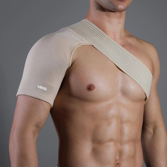 Breathable Elastic Shoulder Support — Upper Back Brace for Posture & Pain Relief