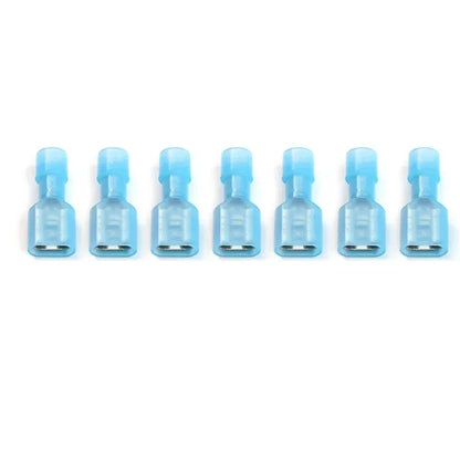 Nylon Insulated Spade Terminal Wire Connectors Kit – Brass Crimp Connectors 16–14 AWG (10–100PCS Multi-Pack)