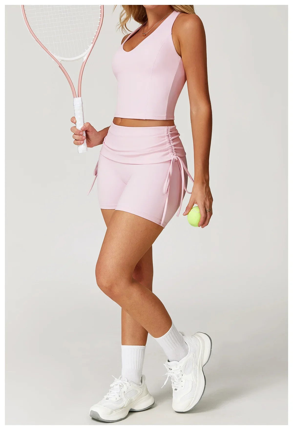 Women’s 2-Piece Tracksuit Yoga Set – High Waist Leggings & Sports Bra for Gym, Fitness & Athletic Wear