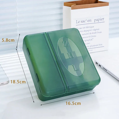Large Charger & Cable Storage Box – Organizer for Adapters and Accessories with Customizable Dividers