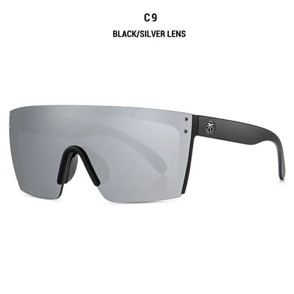 NEW Luxury Brand Mirrored Polarized Sunglasses — Men’s Sport Goggles with UV400 Protection & Case