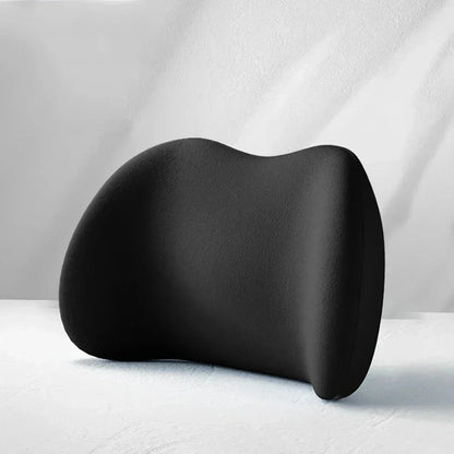 Memory Foam Car Headrest & Lumbar Support Cushion – Ergonomic Neck and Back Pillow for Car & Office Chair