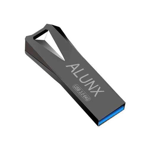 ALUNX USB 3.0 Flash Drive – 4GB to 128GB Memory Stick, Metal USB Pen Drive for Data Storage