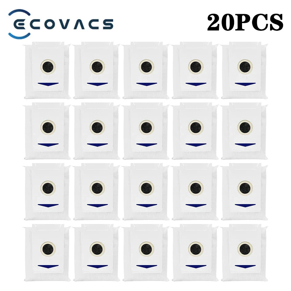 Ecovacs Deebot T30 Pro Omni / YEEDI M12 Pro+ Parts – Roller Brush, Side Brush, HEPA Filter, Dust Bag, Mop Cloth & Bracket