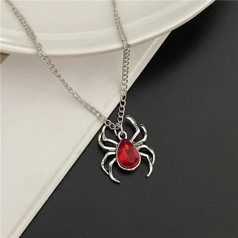 Punk Gothic Big Cross Pendant Necklace – Irregular Clavicle Chain Aesthetic Jewelry for Women & Men