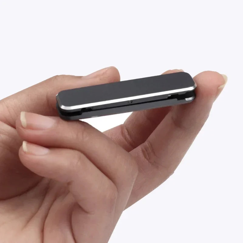 Invisible Folding Mini Metal Phone Holder | Aluminum Alloy Back Stick | Portable Bracket for Universal Mobile Desktop Phone