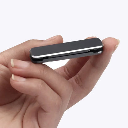Invisible Folding Mini Metal Phone Holder | Aluminum Alloy Back Stick | Portable Bracket for Universal Mobile Desktop Phone