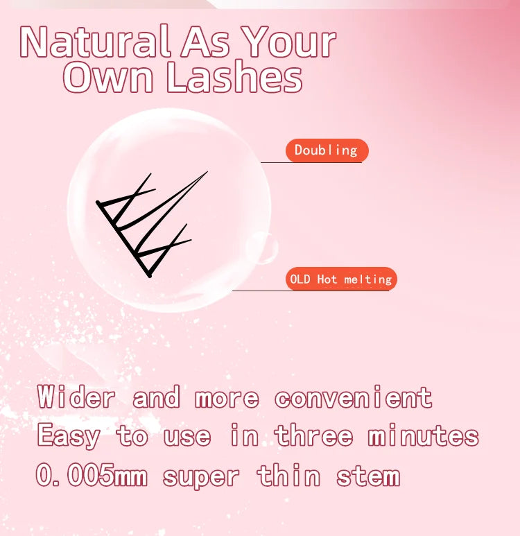 32 Rows Individual Eyelash Extensions – Professional Cluster Lashes for Grafting, Large Capacity by Flowerknow