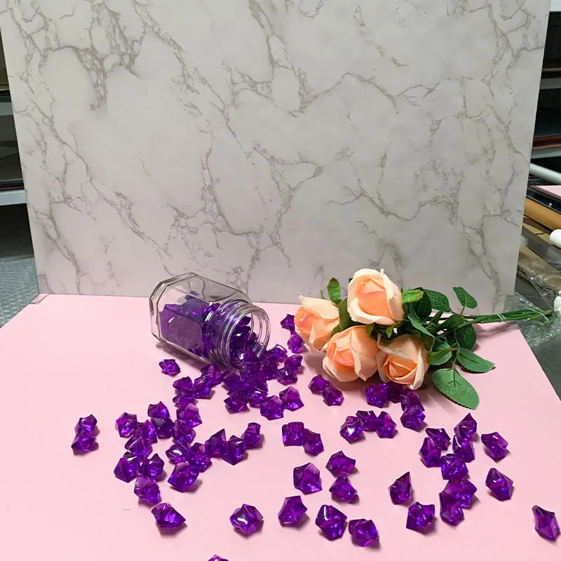 60×60cm / 40×40cm Photography Background Board – Transparent 5mm Card Clasp Props for Studio Photo Backdrops