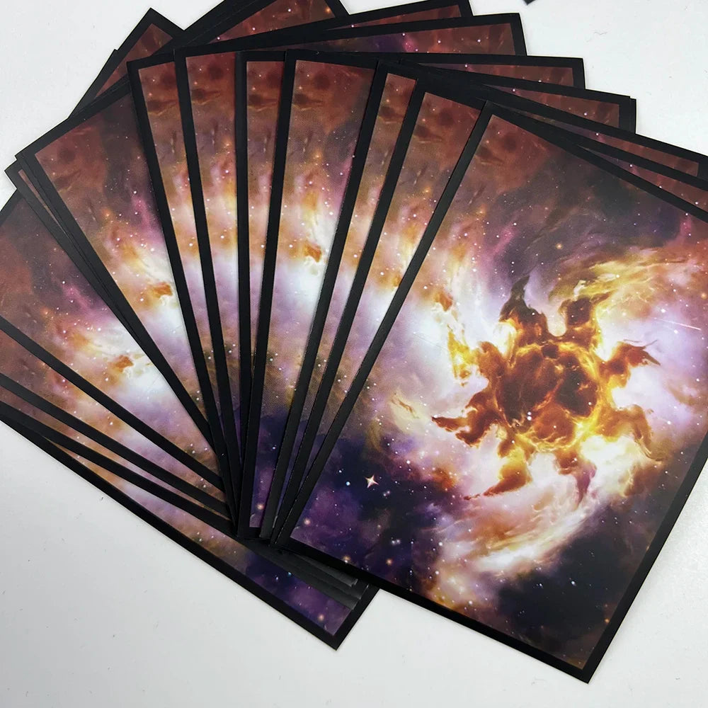 60PCS 66x91mm Matte Board Game Card Sleeves – TCG Trading Card Covers for MTG, YGO & Card Games