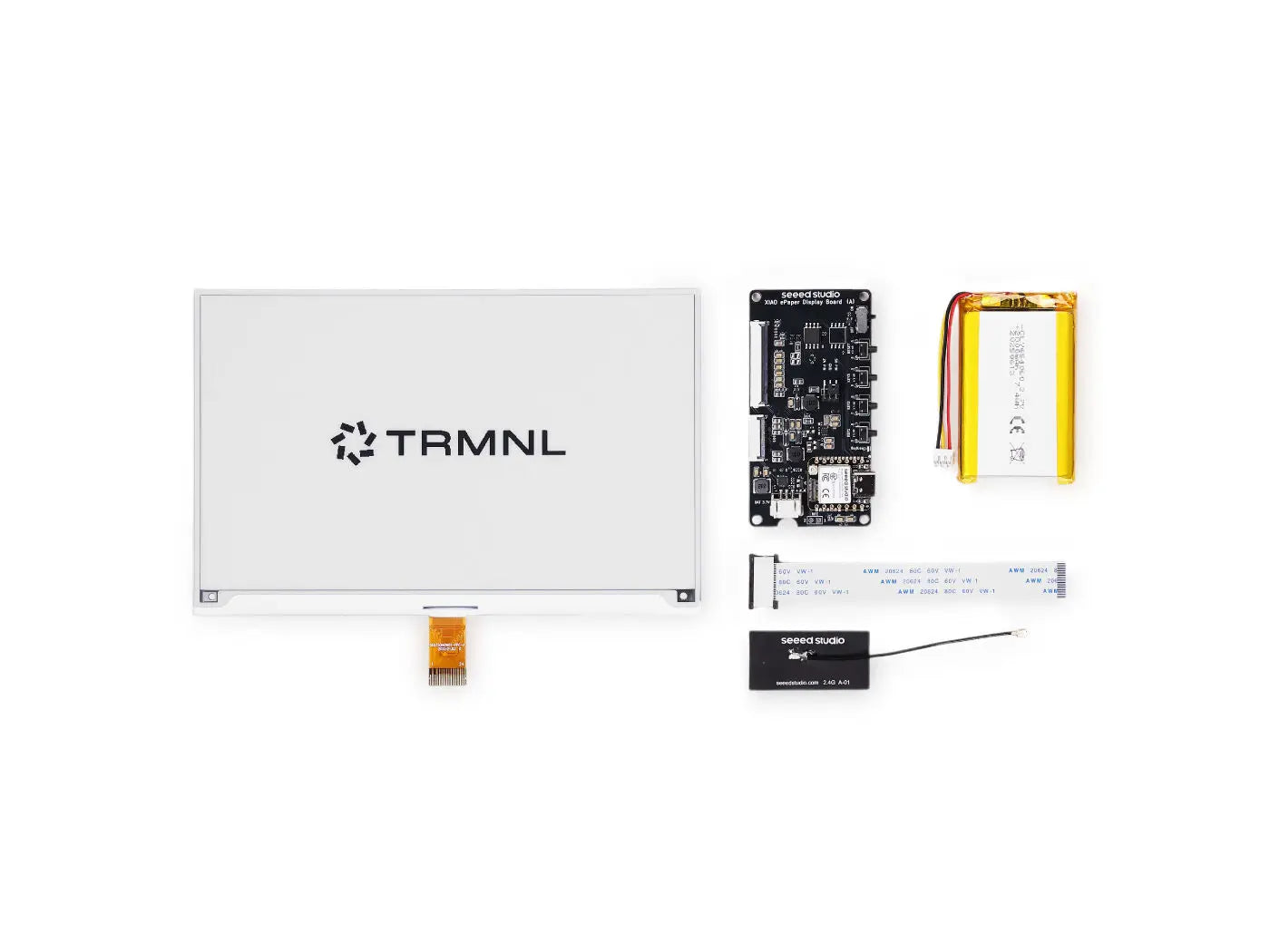 TRMNL BYOD 7.5" e-Ink DIY Kit – Monochrome 800x480 Display with XIAO ESP32-S3 PLUS, Arduino Compatible, Rechargeable