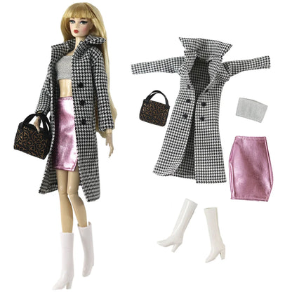 1:6 Scale Doll Clothes Set – Dress Outfit for 11.5-inch (30cm) Dolls, Multiple Styles for Girls’ Gifts
