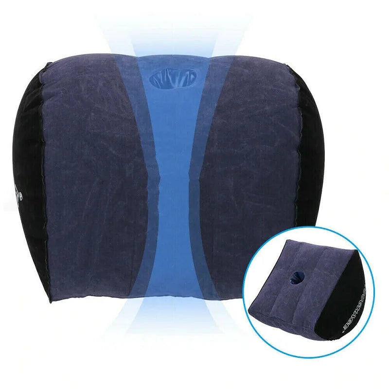 Funny Inflatable Love Pillow - Sofa Cushion for Adults, Support Positions for Couples, Ideal for Magic Games Night and Bedroom Use