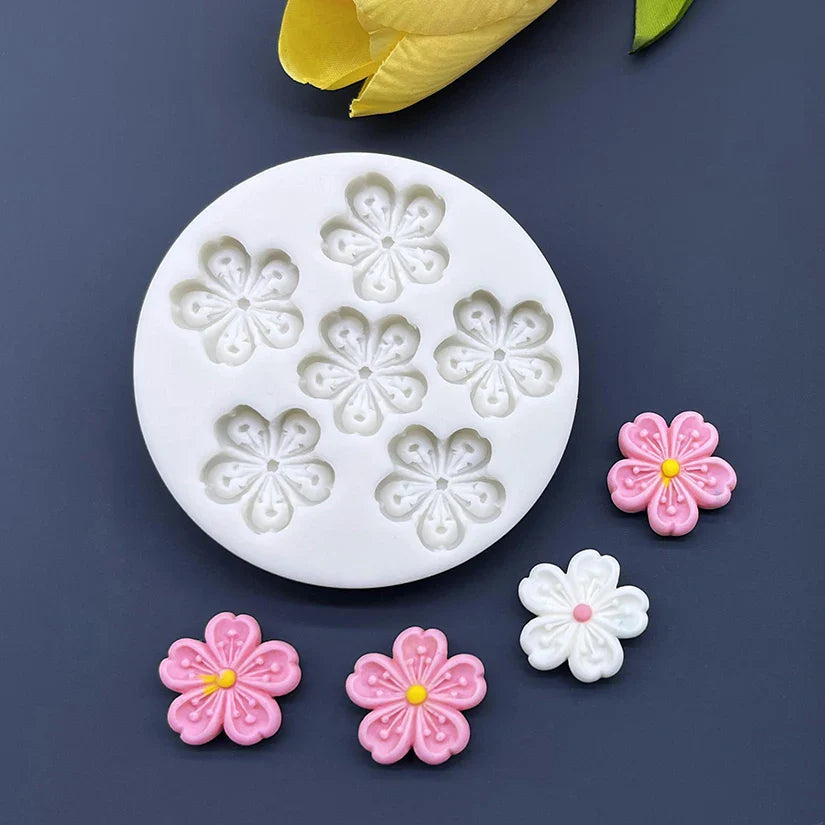Flower Daisy Silicone Mold — Sugarcraft, Fondant & Cupcake Baking Tool for Cake Decoration