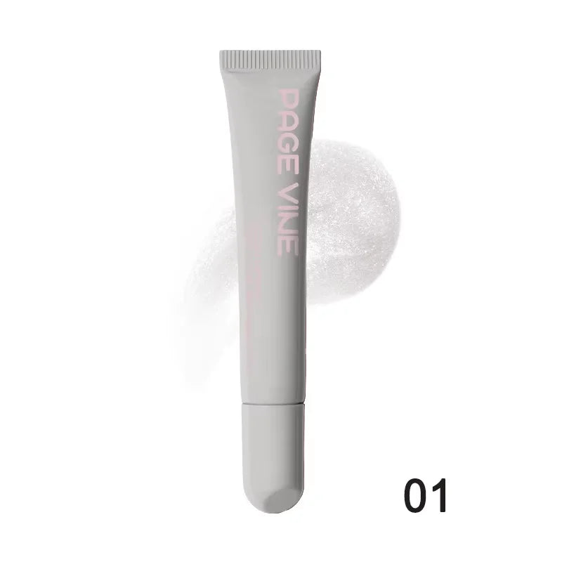 Moisturizing Lip Gloss Phone Case — Transparent Raspberry Jelly Lipstick Balm Hydrating Gloss